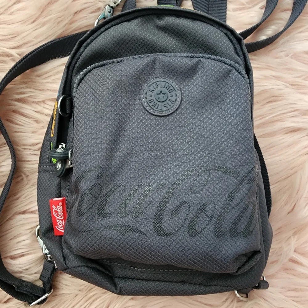 Kipling Delia Compact Coca Cola limited edition convertible mini backpack